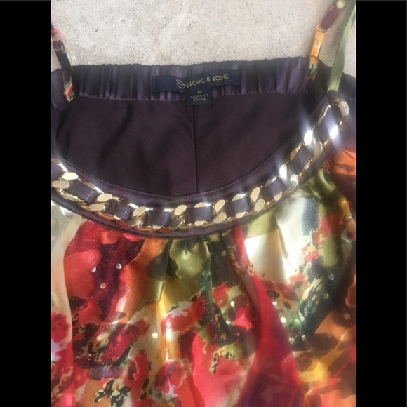 Flounced, vibrant, beautiful mini dress. Size M. - Picture 2 of 7